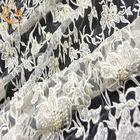 Trang trí bằng vải ren trắng thêu độc đáo Ngọc trai Chiều rộng 135cm 140cm