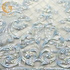 Thêu vải ren lấp lánh mềm mại Chiều rộng 135cm để may trang phục