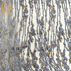 MDX đầy màu sắc vải ren hoa thêu trang trí lấp lánh Sequins