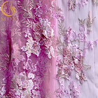 Váy phù dâu Vải ren hoa 3D đính hạt thêu