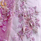 Váy phù dâu Vải ren hoa 3D đính hạt thêu